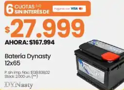 Changomas Batería Dynasty 12x65 oferta