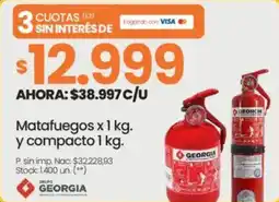 Changomas Matafuegos x 1 kg y compacto 1 kg oferta