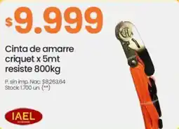 Changomas Cinta de amarre criquet oferta