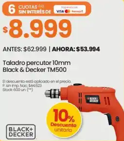 Changomas Black & Decker Taladro percutor 10mm oferta