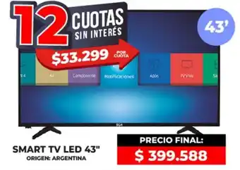Supermayorista Vital Smart TV LED 43" oferta