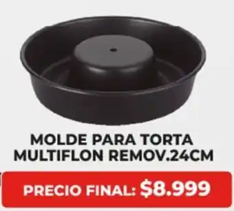 Supermayorista Vital Multiflon molde para torta remov. 24cm oferta