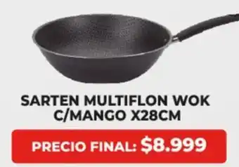 Supermayorista Vital Multiflon sarten wok c/mango oferta