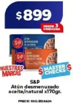 Supermayorista Vital S&p atún desmenuzado aceite/natural oferta