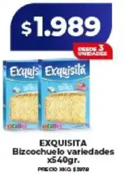 Supermayorista Vital Exquisita bizcochuelo variedades oferta