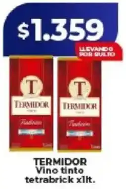 Supermayorista Vital Termidor vino tinto tetrabrick oferta