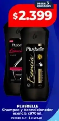 Supermayorista Vital Plusbelle shampoo y acondicionador esencia oferta