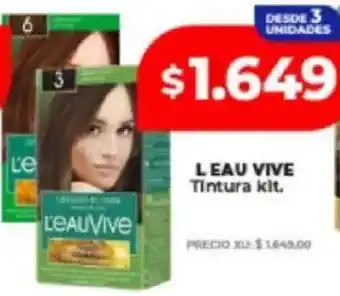 Supermayorista Vital Leau vive tintura kit oferta