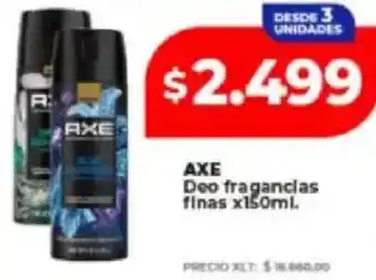 Supermayorista Vital Axe deo fragancias finas oferta