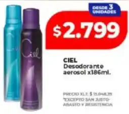 Supermayorista Vital Ciel desodorante aerosol oferta