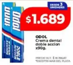 Supermayorista Vital Odol crema dental doble accion oferta