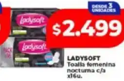Supermayorista Vital Ladysoft toalla femenina nocturna oferta