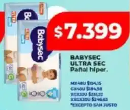 Supermayorista Vital Babysec ultra sec pañal hiper oferta