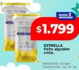 Supermayorista Vital Estrella paño algodon oferta