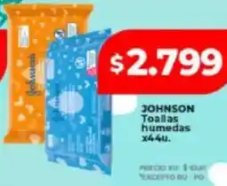 Supermayorista Vital Johnson toallas humedas oferta