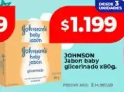 Supermayorista Vital Johnson jabon baby glicerinado oferta