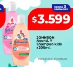 Supermayorista Vital Johnson acond. y shampoo kids oferta