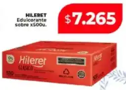 Supermayorista Vital Hileret edulcorante sobre oferta