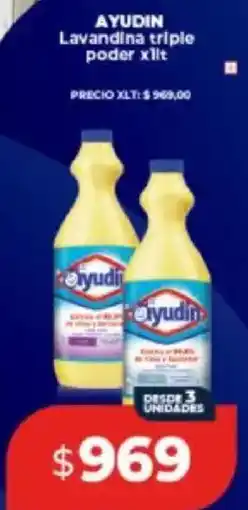 Supermayorista Vital Ayudin lavandina triple poder oferta