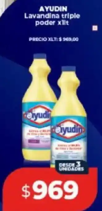 Supermayorista Vital Ayudin lavandina triple poder oferta