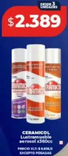 Supermayorista Vital Ceramicol lustramueble aerosol oferta