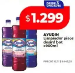 Supermayorista Vital Ayudin limpiador pisos desinf bot oferta