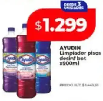 Supermayorista Vital Ayudin limpiador pisos desinf bot oferta