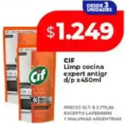 Supermayorista Vital CIF Limp cocina expert antigr oferta