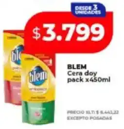 Supermayorista Vital Blem cera doy pack oferta