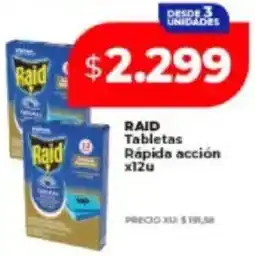 Supermayorista Vital Raid tabletas rápida acción oferta