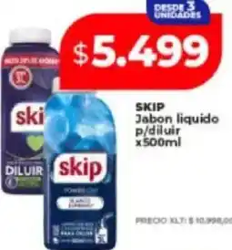 Supermayorista Vital Skip jabon liquido p/diluir oferta