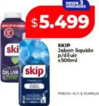 Supermayorista Vital Skip jabon liquido p/diluir oferta