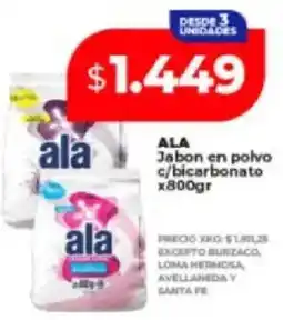 Supermayorista Vital Ala jabon en polvo c/bicarbonato oferta