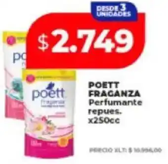 Supermayorista Vital Poett fraganza perfumante repues oferta