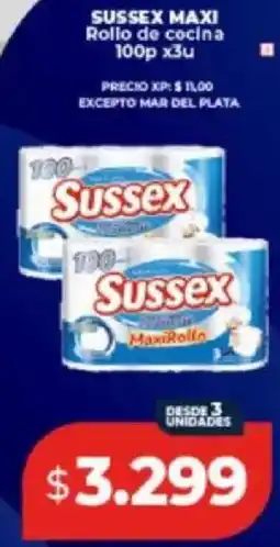 Supermayorista Vital Sussex maxi rollo de cocina oferta