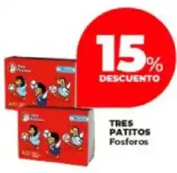 Supermayorista Vital Tres patitos fosforos oferta
