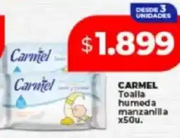 Supermayorista Vital Carmel toalla humeda manzanilla oferta