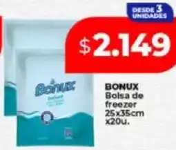 Supermayorista Vital Bonux bolsa de freezer oferta