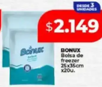 Supermayorista Vital Bonux bolsa de freezer oferta