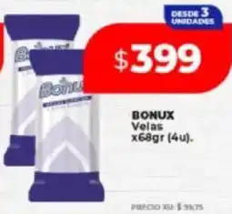Supermayorista Vital Bonux velas oferta