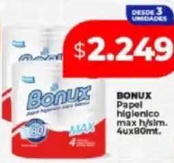 Supermayorista Vital Bonux papel higienico max oferta