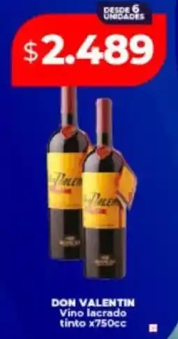 Supermayorista Vital Don valentin vino lacrado tinto oferta