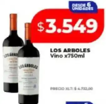Supermayorista Vital Los arboles vino oferta