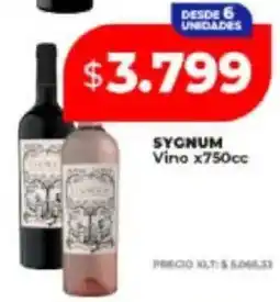 Supermayorista Vital Sygnum vino oferta