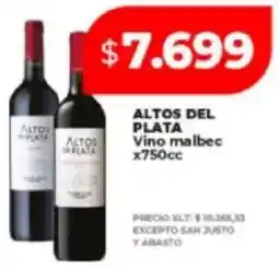 Supermayorista Vital Altos del plata vino malbec oferta