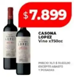 Supermayorista Vital Casona lopez vino oferta