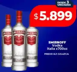 Supermayorista Vital Smirnoff vodka italia oferta