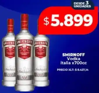 Supermayorista Vital Smirnoff vodka italia oferta