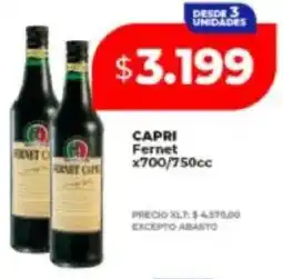 Supermayorista Vital Capri fernet oferta