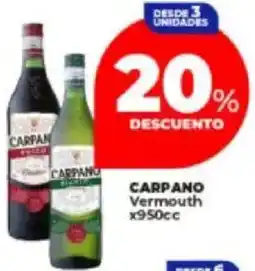 Supermayorista Vital Carpano vermouth oferta